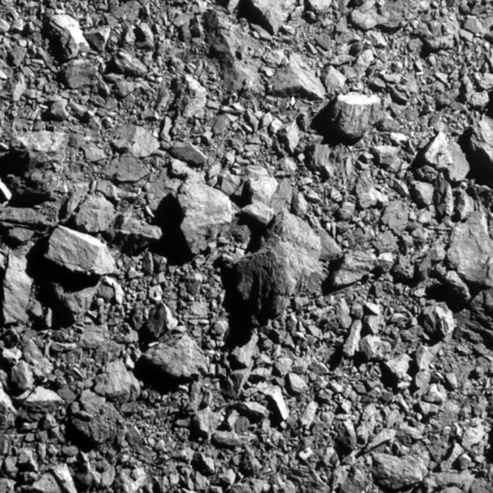 asteroid close up