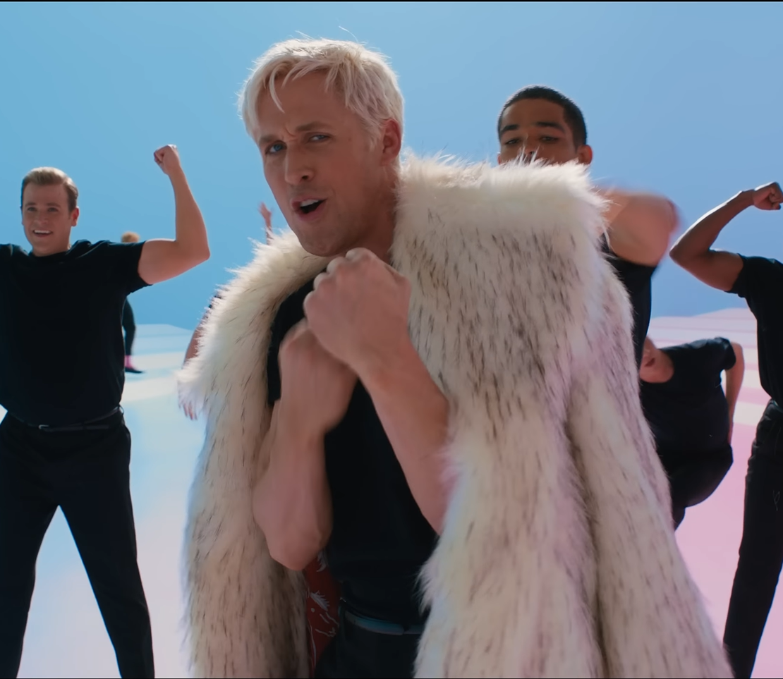 People can't get over Ryan Gosling's 'Kenergy' in this BTS of Barbie